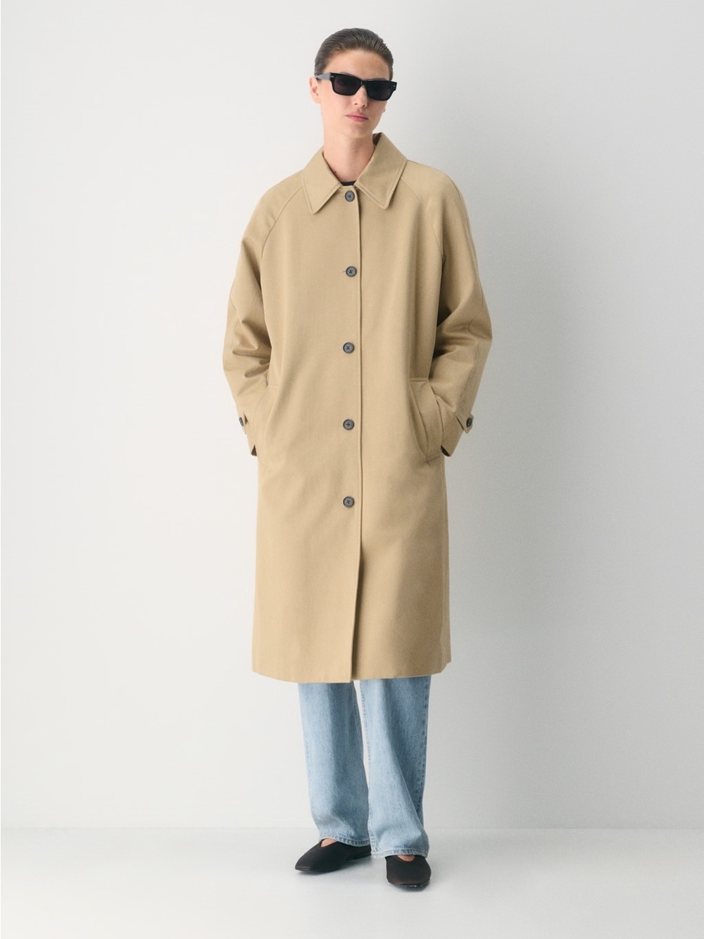 Aritzia The Regent Trench Coat - Rich Twill